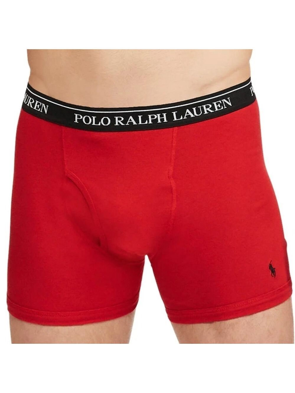 Ralph Lauren men's classic fit Logo cotton boxer briefs medium size